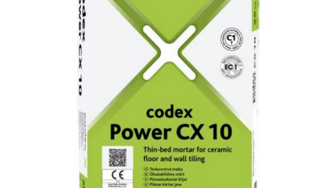 Nowość firmy Uzin - zaprawa codex Power CX 10