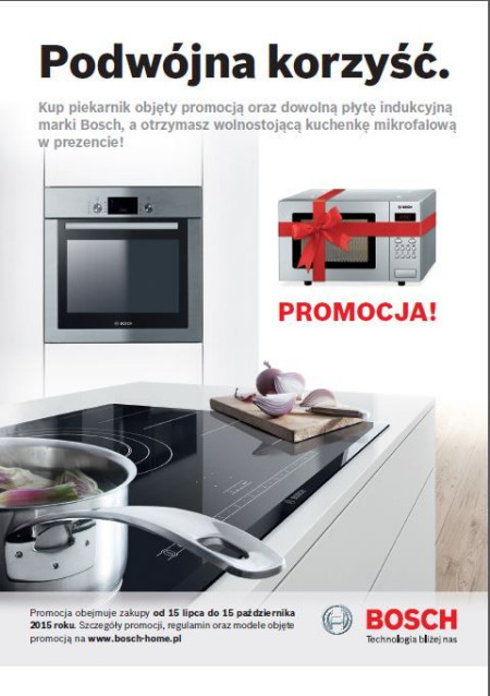 Kuchenka mikrofalowa w prezencie od marki Bosch