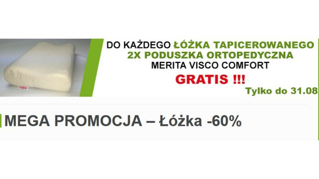 Łóżka 60% taniej - mega promocja A.R.M. Mieczysław Różański