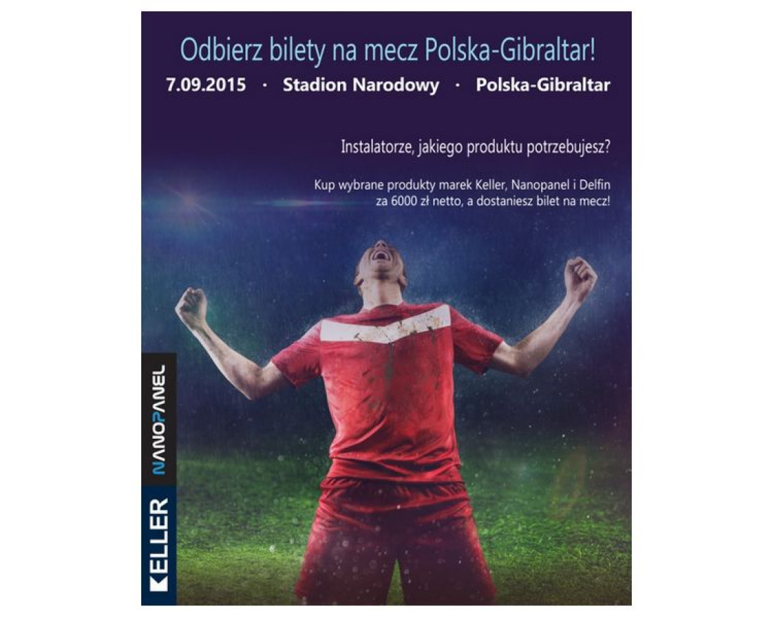Odbierz bilety na mecz Polska-Gibraltar 7.09.2015 - akcja promocyjna firmy SBS
