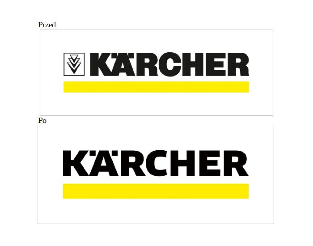 Kärcher wprowadza nowe logo - nowoczesne i czytelne