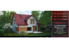 Promocja Budmax-Metal: Blachodachówka MAGNAT za 16,90 zł/m² dotyczy koloru D8017
