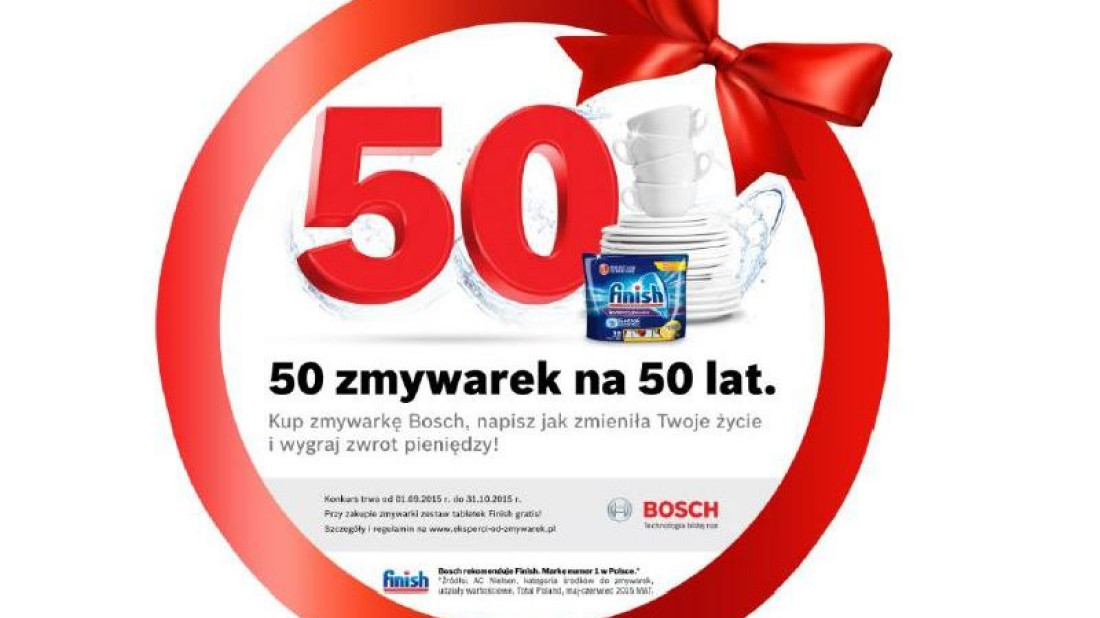 50 zmywarek Bosch w prezencie
