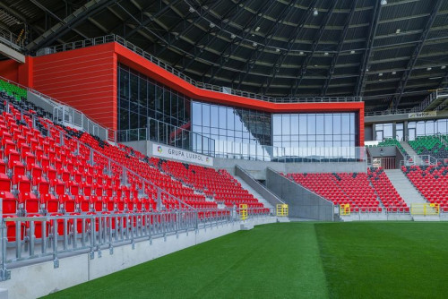 Szkło w grze - SGG COOL-LITE ST 136 na stadionie GKS Tychy
