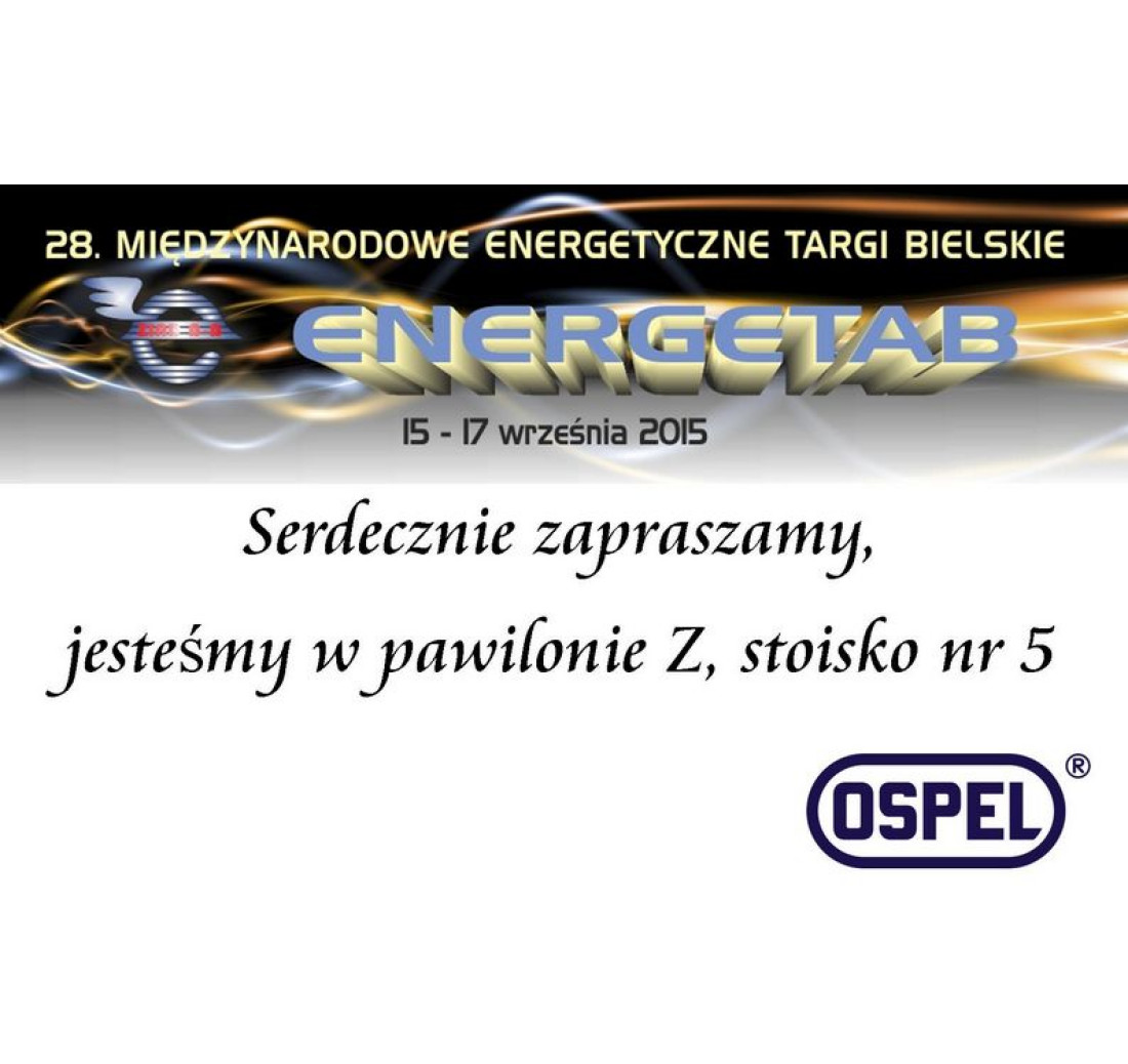OSPEL na 28 Międzynarodowych Energetycznych Targach Bielskich 15-17.09.2015