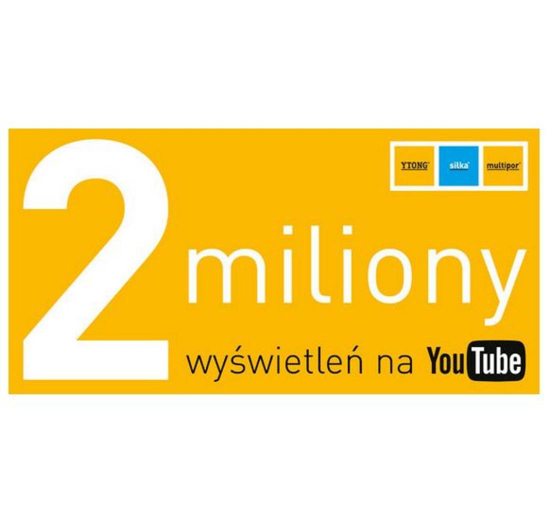 XELLA Polska: Dwa miliony wyświetleń filmów na kanale Ytong Silka Multipor