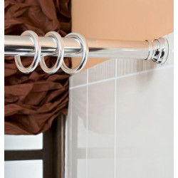 Dzielone kółka do zasłon łazienkowych