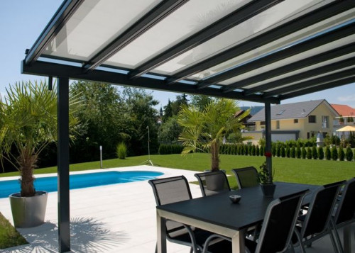 Sunżal: TERRADO - całoroczna pergola tarasowa z przeszklonym dachem