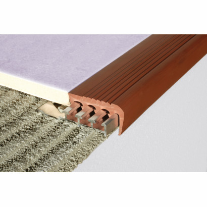 Listwa narożna schodowa z gumą - IMPRESJA A97+A98