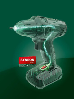 Syneon Chip znajduje się we wszystkich narzędziach Bosch z linii zielonej wyposażonych  w wymienny akumulator w technologii litowo-jonowej