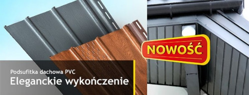 Montaż podsufitki dachowej BUDMAT jest szybki oraz łatwy a dostępne kolory idealnie komponują się z kolorystyką dachów Venecja oraz rynien ProAqua