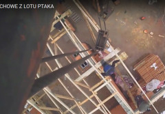 Wiązary dachowe z lotu ptaka