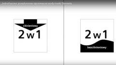 Jednofazowe przepływowe ogrzewacze wody marki Siemens 2w1