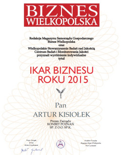 Ikar Biznesu roku 2015