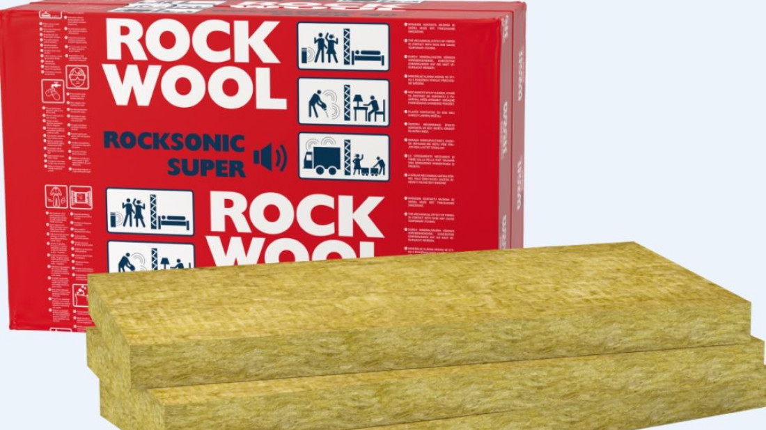 ROCKWOOL prezentuje ROCKSONIC SUPER do izolacji akustycznej