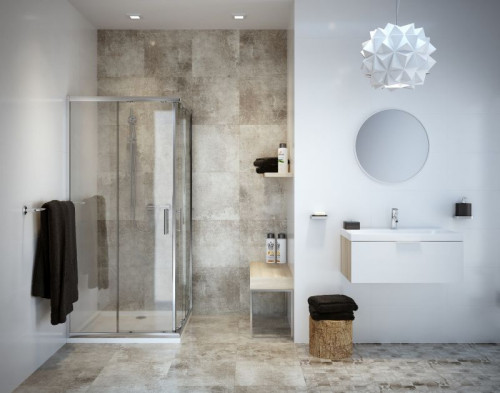 Dobierając brodzik należy zwrócić uwagę na kształty i rozmiary produktów tak, aby do siebie pasowały