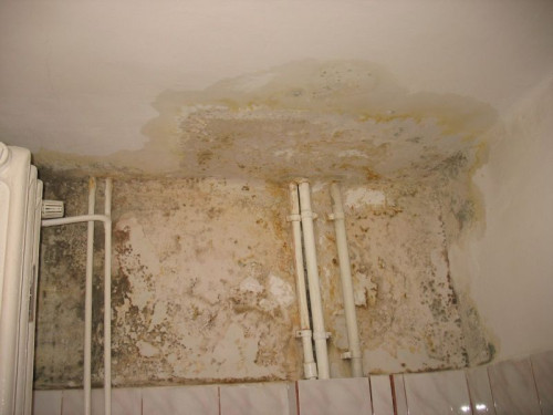 Skutki zalanej łazienki