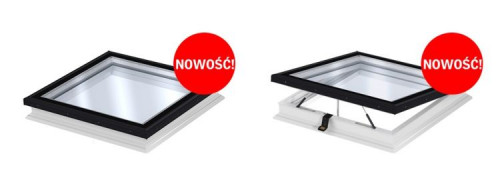 Okno do płaskiego dachu, wyposażone w nowy moduł szklany ma wszystkie dotychczasowe zalety, m.in.: dobre parametry izolacyjne i możliwość zainstalowania elektrycznie sterowanej rolety