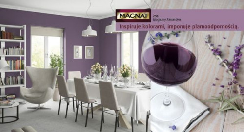 Fiolet to kolor pasujący nie tylko do sypialni, ale i kuchni