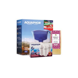 Dzbanek filtrujący AQUAPHOR Ideal dostępny jest w dwóch kolorach: białym i granatowym