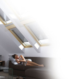 Markiza skutecznie zacienia wnętrze, przy jednoczesnym zapewnieniu widoczności na zewnątrz