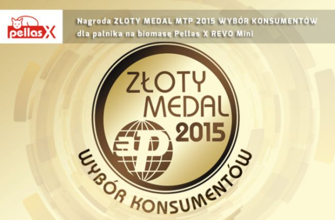 Pellas X nagrodzony Złotym Medalem MTP 2015 przez konsumentów
