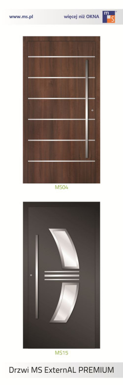 Proponowane przez MS drzwi ExternAL PREMIUM stanowią wyjątkową skuteczną ochronę przed utratą ciepła