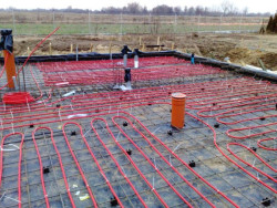 Grzewcza płyta fundamentowa