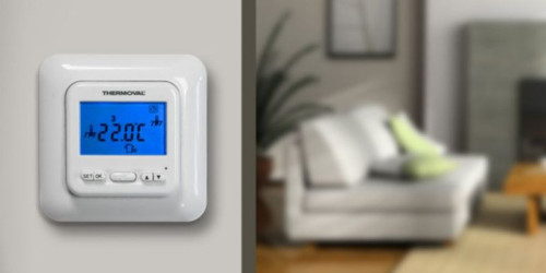 Elektroniczny regulator temperatury TVT 04 do elektrycznego ogrzewania podłogowego