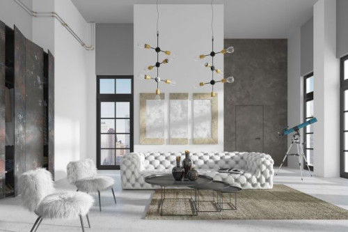 Do dekoracji ścian możemy wykorzystać rozwiązania, które sprawią, że wnętrza zyskają modny wygląd