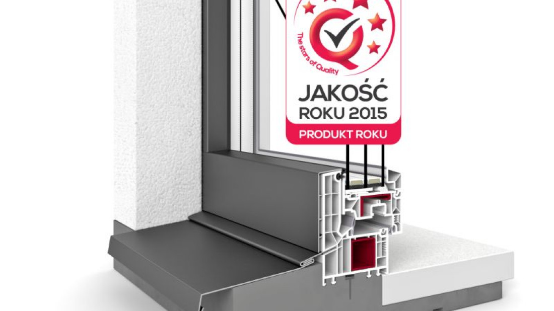 Vetrex uhonorowany tytułem "Jakość Roku 2015" za system V82 Modern Design