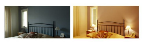 Wybierając farby do malowania ścian, musimy uwzględnić wpływ, jaki na barwy wywierają różne źródła światła