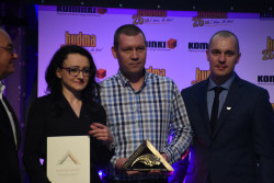 Statuetkę Acanthus Aureus wręczono podczas oficjalnej gali otwarcia Międzynarodowych Targów Budownictwa i Architektury BUDMA 2016