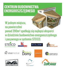 W jednym miejscu, na powierzchni ponad 390 m², będziecie mogli poznać od podszewki tajniki domów energooszczędnych i pasywnych