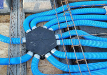 Montaż systemu SPIDERvent w stropie Teriva