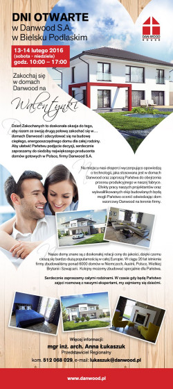 Dzień Zakochanych to doskonała okazja do tego, aby razem ze swoją drugą połówką zakochać się w...domach Danwood