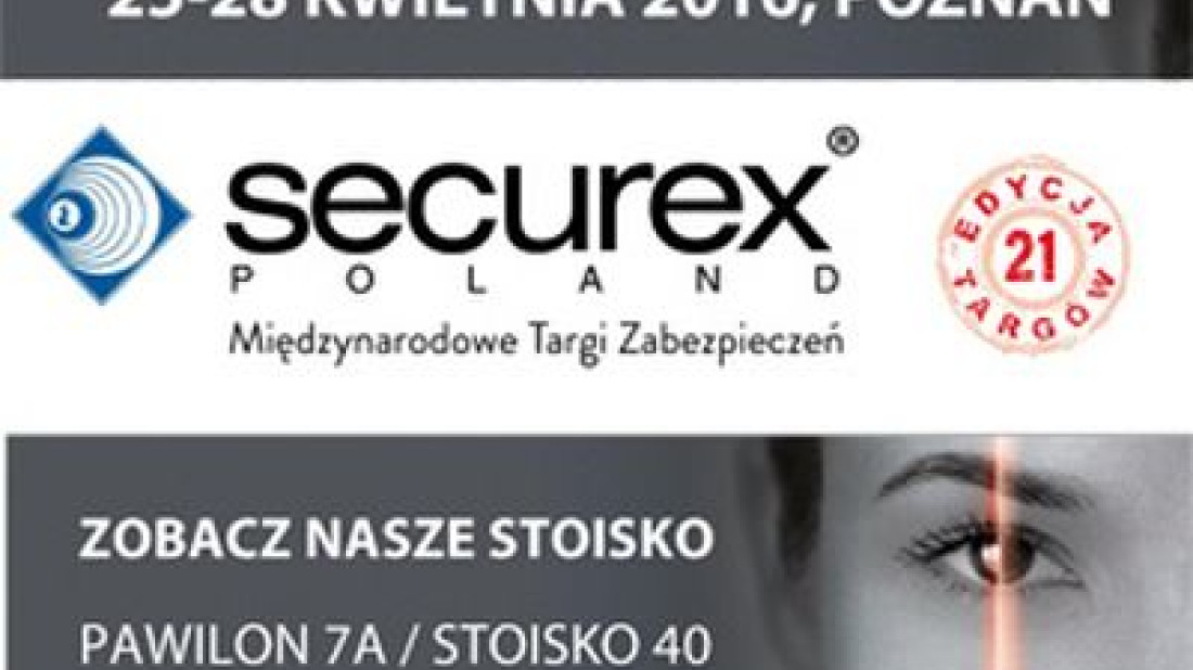 Odwiedź Optex na targach SECUREX 2016