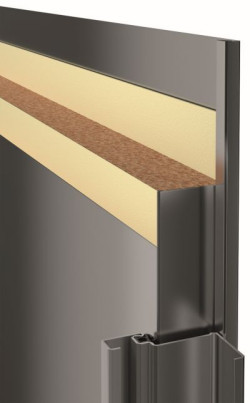 Drzwi wielofunkcyjne firmy Hörmann standardowo wyposażone są w 2 wytrzymałe, komfortowe w użytkowaniu komplety łożyskowanych zawiasów konstrukcyjnych