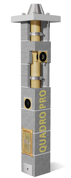 Schiedel Quadro Pro to najnowszy w ofercie Schiedel system powietrzno-spalinowy