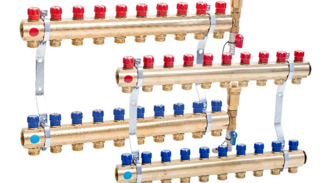 Nowość Perfexim! Komplety rozdzielacza do rodzielania czynnika grzewczego (np. woda, glikol)