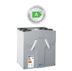 Rekuperator AERIS 550 LUXE VV posiada doskonałą klasę A pod warunkiem wyposażenia systemu wentylacji w sterownik LUXE lub ComfoSense oraz minimum 2 szt. czujników dwutlenku węgla; w pozostałych przypadkach centrala posiada klasę B