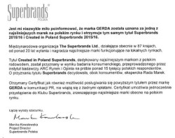Top Marka to tytuł, o przyznaniu którego decyduje przede wszystkim pozycja marki, dynamika jej rozwoju wśród konkurencyjnych brandów