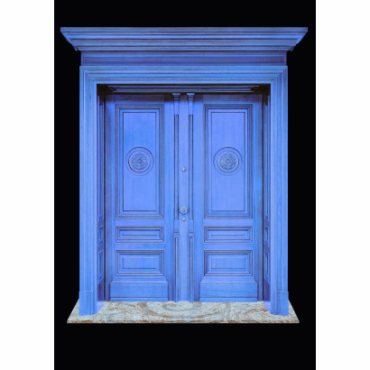 Drzwi zewnętrzne: Szlachetny mahoń