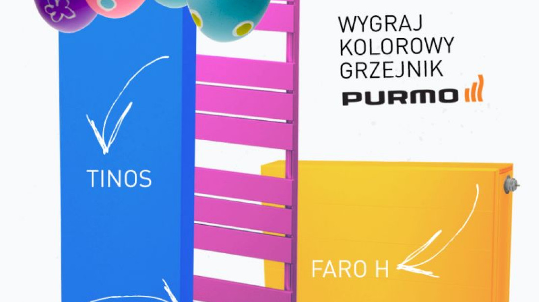 Konkurs "Wygraj kolorowy grzejnik Purmo"