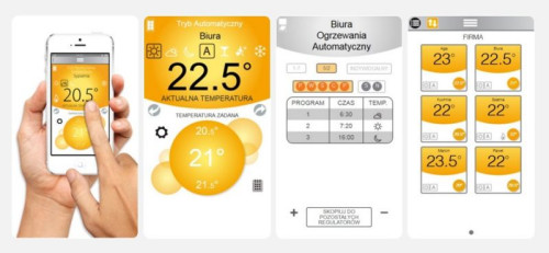 System iT600RF opracowany przez firmę Salus umożliwia sterowanie grzejnikami Verano za pomocą telefonu lub tabletu z zainstalowaną bezpłatną aplikacją