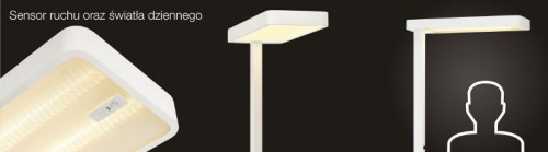 Wersja Premium z czujnikiem światła dziennego oraz kontroli obecności