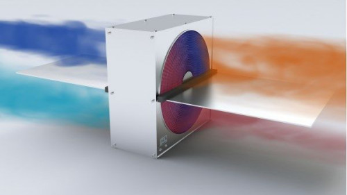 Maksymalna sprawność central Enervent wyno­si do 87%, ale średni roczny odzysk ciepła ponad 70%