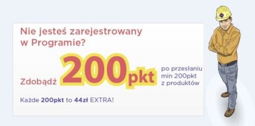 Po przesłaniu punktów przez nowego Uczestnika, zarówno polecający, jak i dołączający do Programu otrzymują po 200 punktów EXTRA