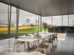 Dzięki innowacyjnej konstrukcji fasad z serii Schüco FWS 60 CV znikają ograniczenia w planowaniu maksymalnie transparentnych powłok budynków