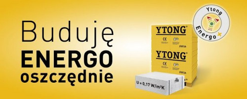 Najcieplejszym materiałem na mury jednowarstwowe dostępnym na polskim rynku są elementy murowe Ytong Energo+
